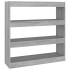 Estantería/divisor espacios gris Sonoma 100x30x103