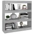 Estantería/divisor espacios gris Sonoma 100x30x103