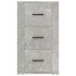 Aparador de madera contrachapada gris hormigón 40x33x70