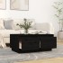 Mesa de centro de madera maciza de pino negro 80x50x35