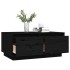Mesa de centro de madera maciza de pino negro 80x50x35