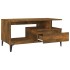 Mesa de centro madera contrachapada roble ahumado 90x49x45