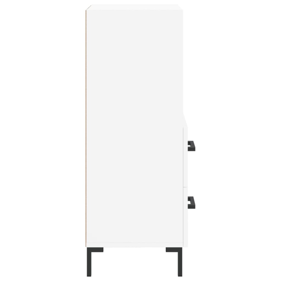 Aparador madera de ingeniería blanco 34,5x34x90