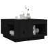 Mesa de centro de madera maciza de pino negro 60x61x32,5