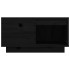 Mesa de centro de madera maciza de pino negro 60x61x32,5