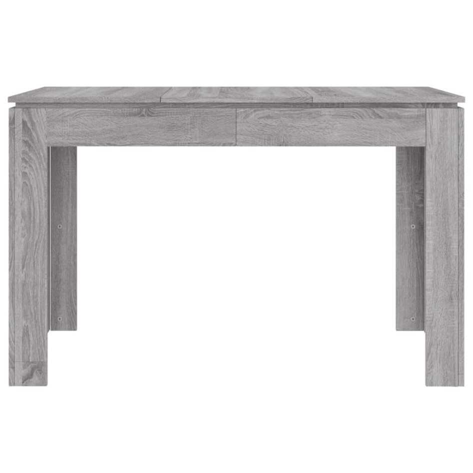 Mesa de comedor madera de ingeniería Sonoma gris 120x60x76
