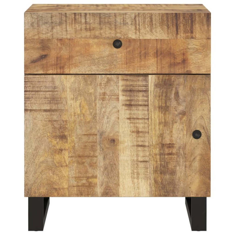 Mesita de noche madera mango madera contrachapada 50x33x60