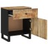 Mesita de noche madera mango madera contrachapada 50x33x60