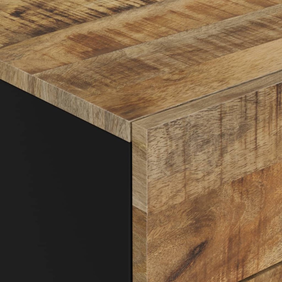 Mesita de noche madera mango madera contrachapada 50x33x60