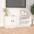Mueble de TV de madera maciza de pino blanco 105x34x40