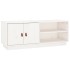 Mueble de TV de madera maciza de pino blanco 105x34x40