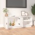 Mueble de TV de madera maciza de pino blanco 105x34x40