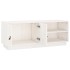Mueble de TV de madera maciza de pino blanco 105x34x40