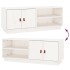 Mueble de TV de madera maciza de pino blanco 105x34x40