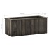 Arriate de madera maciza de pino gris oscuro 74x32x30