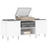 Mueble para discos madera contrachapada blanco 121x38x48