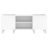 Mueble para discos madera contrachapada blanco 121x38x48