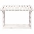 Leñero de madera maciza de pino blanco 108x64,5x78
