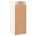 Armario de pared blanco 34,5x34x90