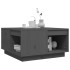 Mesa de centro de madera maciza de pino gris 60x61x32,5