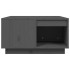 Mesa de centro de madera maciza de pino gris 60x61x32,5