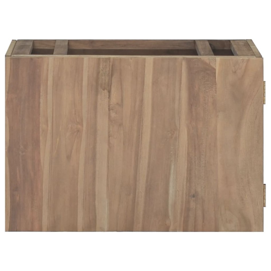 Armario de baño de pared madera maciza de teca 60x39x40