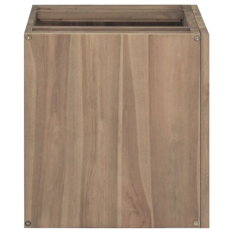 Armario de baño de pared madera maciza de teca 60x39x40
