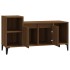 Mueble para TV madera contrachapada marrón roble 100x35x55