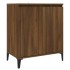Aparador de madera contrachapada roble marrón 60x35x70