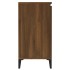 Aparador de madera contrachapada roble marrón 60x35x70