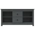 Mueble de TV de madera maciza de pino gris 103x36,5x52