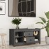 Mueble de TV de madera maciza de pino gris 103x36,5x52