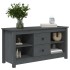 Mueble de TV de madera maciza de pino gris 103x36,5x52
