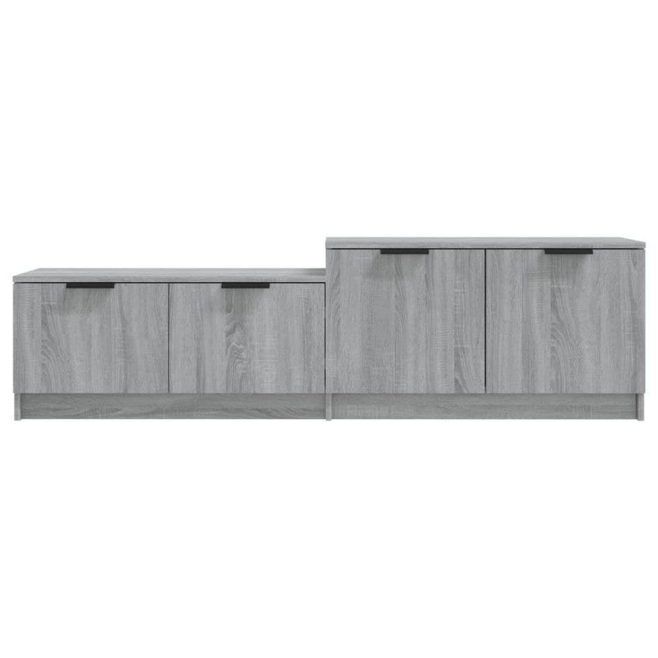 Mueble de TV madera contrachapada gris Sonoma 158,5x36x45