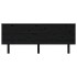 Cabecero de cama madera maciza de pino negro 204x6x82,5