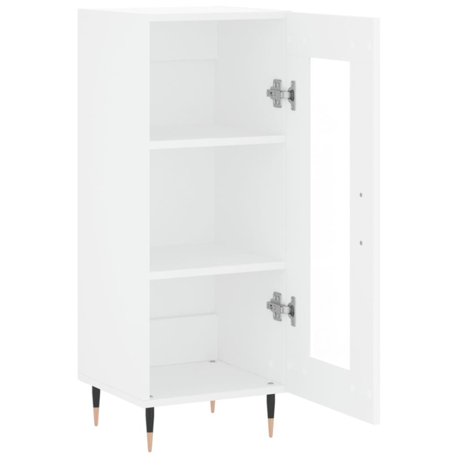 Aparador madera de ingeniería blanco 34,5x34x90