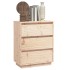 Aparador de madera maciza de pino 60x34x75