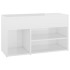 Banco zapatero madera contrachapada blanco brillante