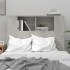 Mueble cabecero gris hormigón 100x18,5x104,5