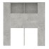 Mueble cabecero gris hormigón 100x18,5x104,5