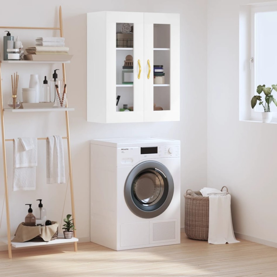 Armario de pared blanco 69,5x34x90