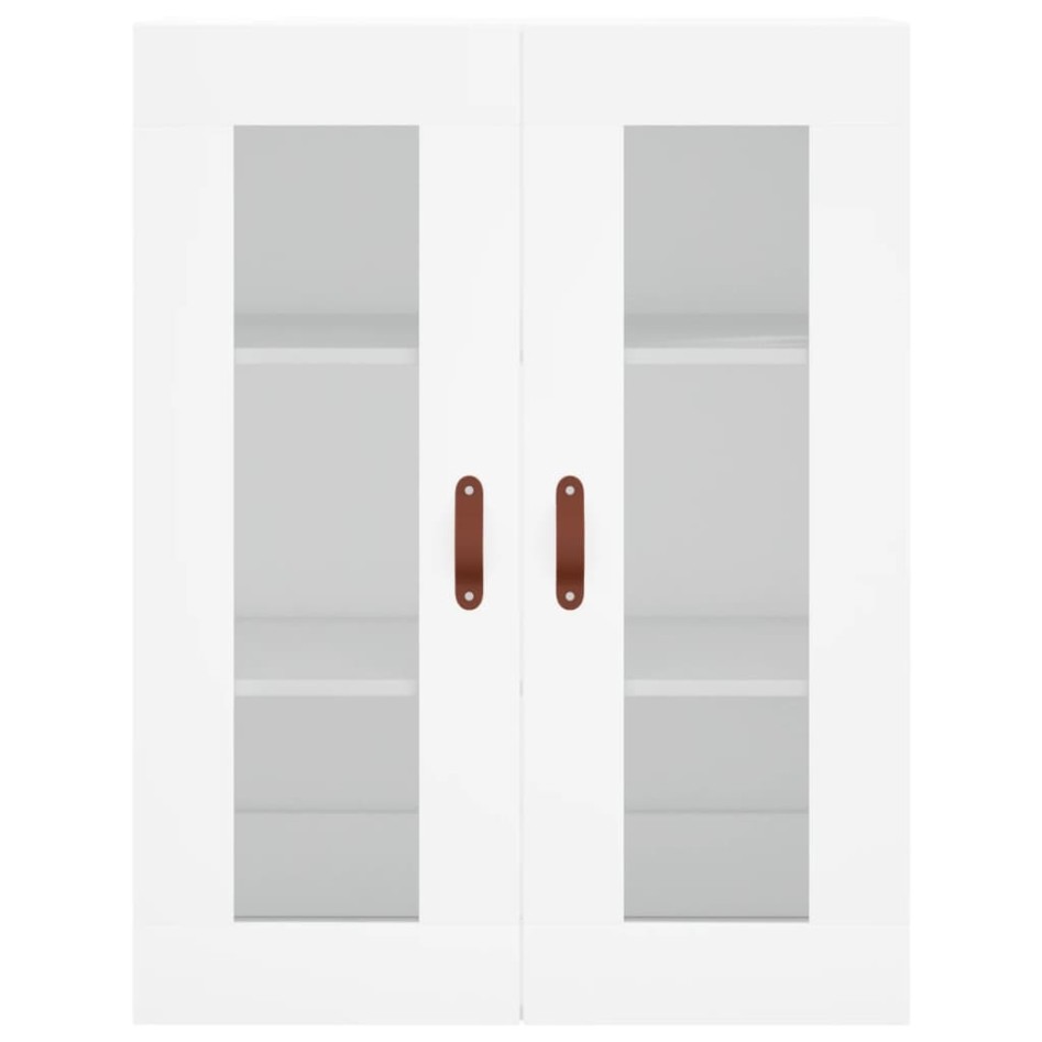 Aparador alto madera contrachapada blanco 69,5x34x180