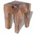 Taburete de madera maciza de