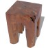 Taburete de madera maciza de