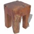 Taburete de madera maciza de