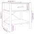 Mesitas de noche 2 uds madera contrachapada negro 42x38x45