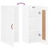 Armario de pared madera ingeniería blanco brillo 34,5x34x90