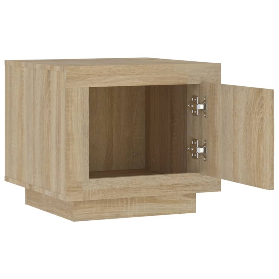 Mesa de centro madera de ingeniería roble Sonoma 51x50x45