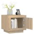 Mesa de centro madera de ingeniería roble Sonoma 51x50x45