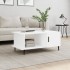 Mesa de centro madera contrachapada blanco 90x50x40